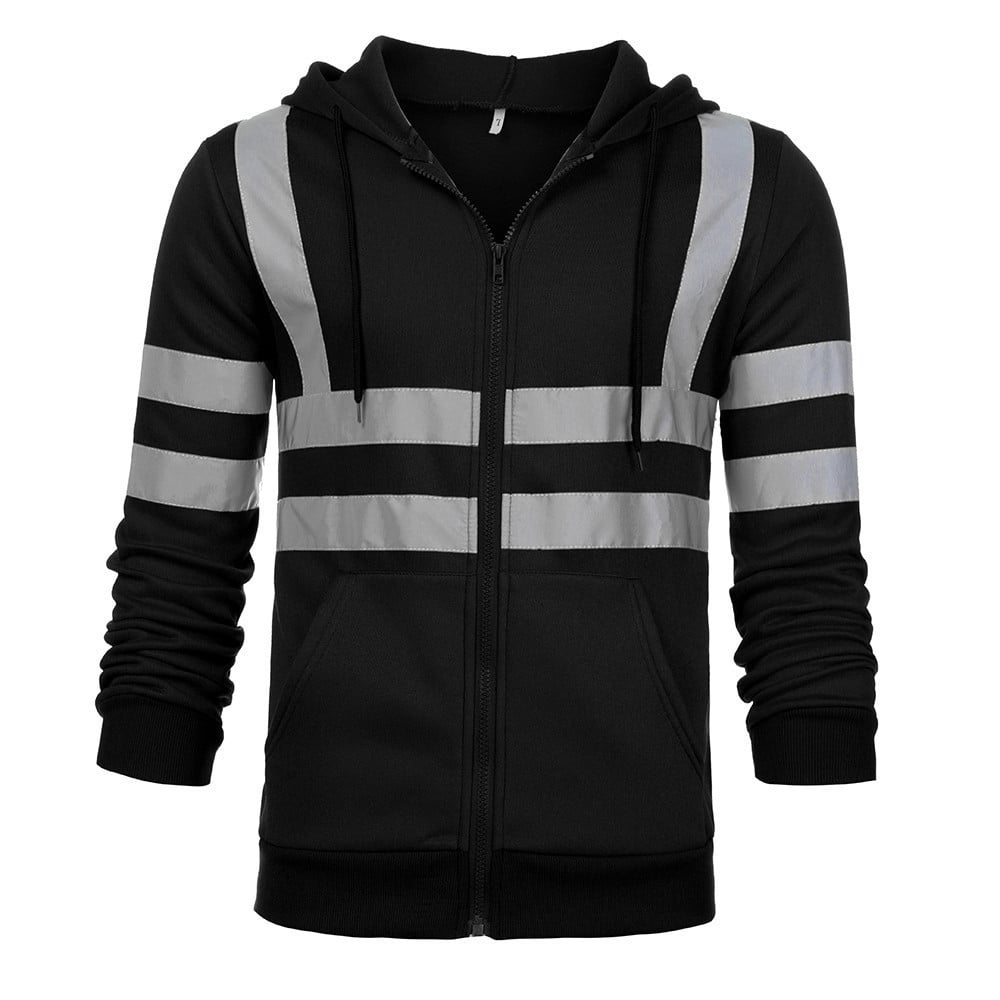 Reflektierender Warn-Hoodie