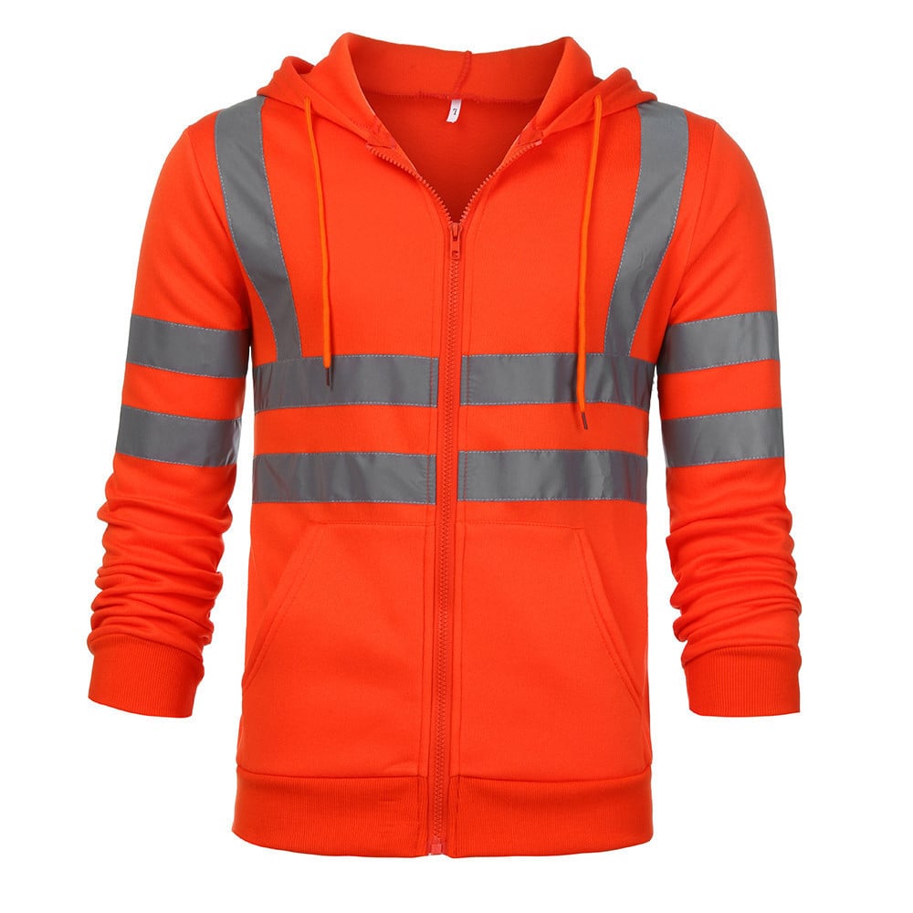 Reflektierender Warn-Hoodie